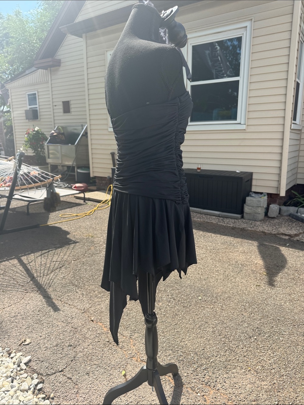 Current Mood Black Ruched asymetircal
Dress - Picture 6 of 7